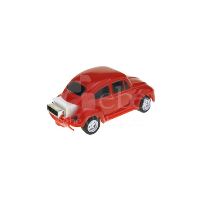 Red vintage car 3d customized flash drive